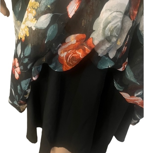 Tahari ASL Fit and Flare Long Sleeved Midi Dress size 12 - Picture 13 of 14